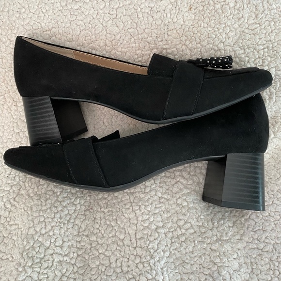 Kellie and Katie Berle Tassell Block Heel Pump, Size 7 Medium- 37 1/2 - Picture 3 of 7